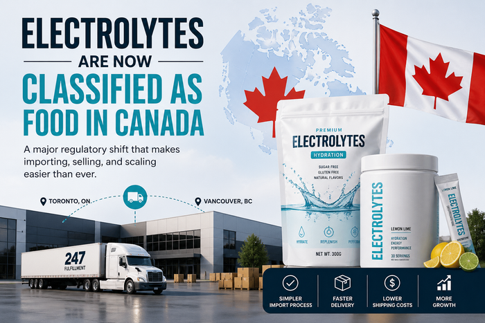 Electrolytes Are Now Classified as Food in Canada: What This Means for Brands Expanding North