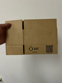 7×4×3 Kraft Mailer Boxes — 247 Fulfillment Branded (Bundle of 500 / 1000 / 2500)